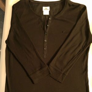 Women’s Lacoste Henley 3/4 sleeves
